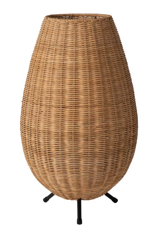 Tafellamp - Ø 30 cm - 1xG9 - Licht hout