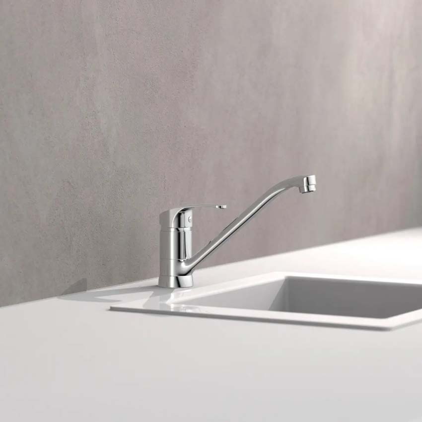 Keukenkraan Celio chroom lage druk