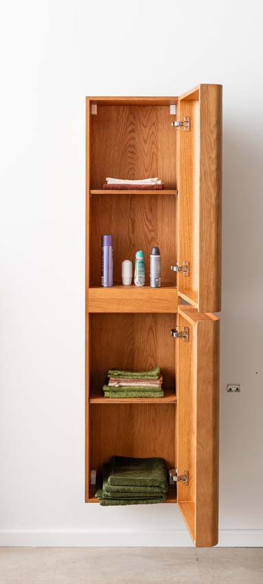 Kolomkast Floris eik hangend 170x40x35cm Kolomkast Floris eik hangend 170x40x35cm