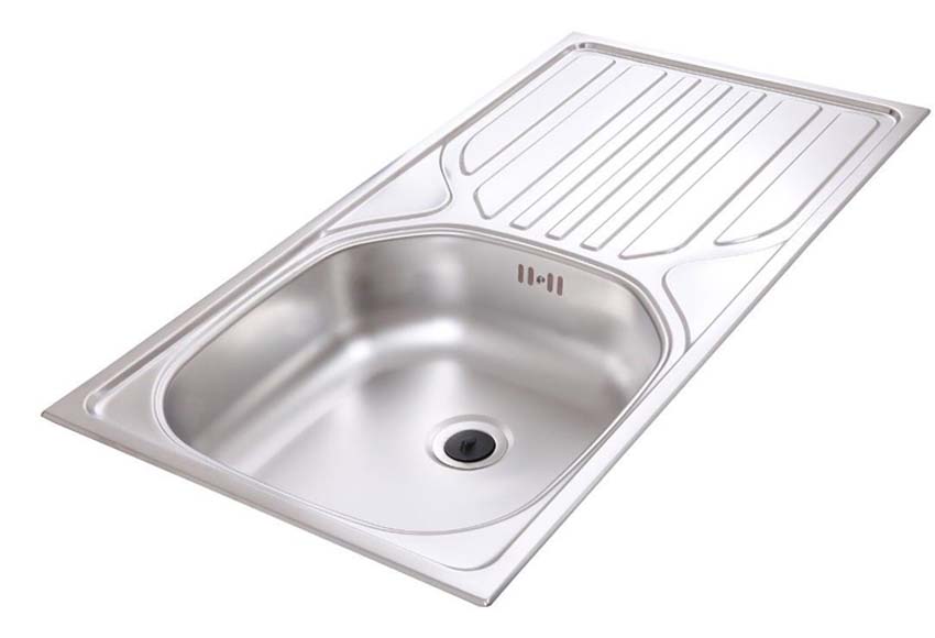 Spoelbak Ned inox 86x43,5cm