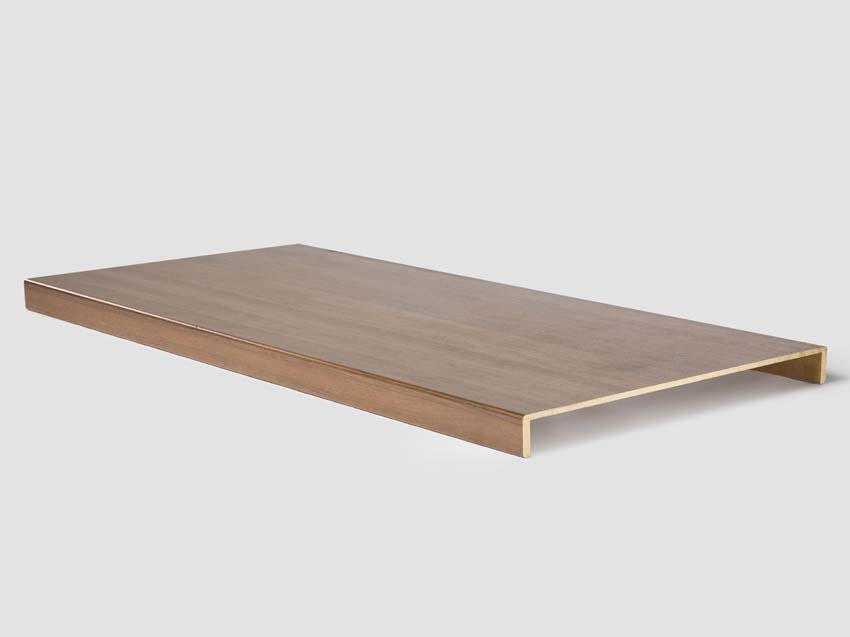 Dubbele traptrede Mallero Oak 130x61x5,6cm