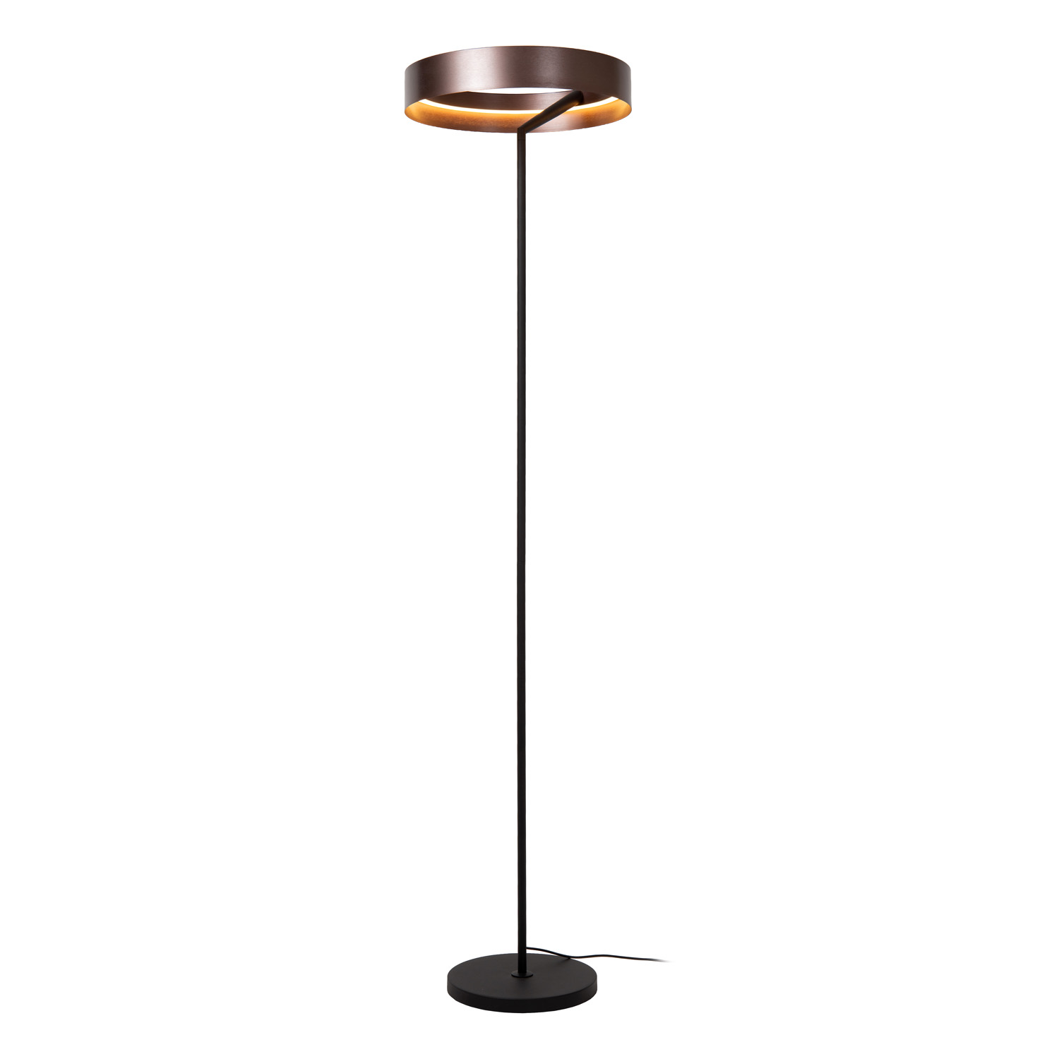 Lampadaire - Ø40cm - LED - CCT - 1X24W 2200K/3000K - Café