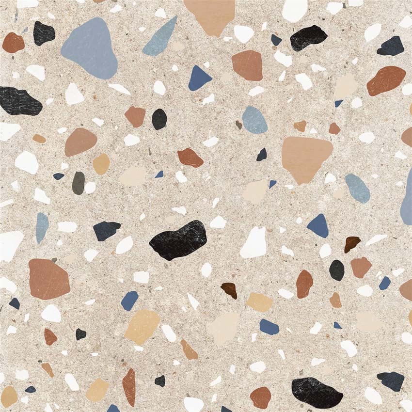 Carrelage de sol et mural Amigos terrazzo 60x60cm