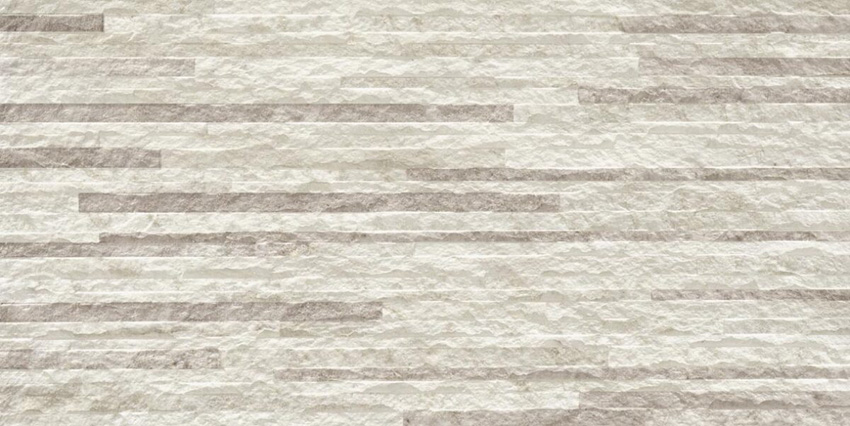 Carrelage de sol et mural Deco Evoluta Cave gris clair 30x60cm