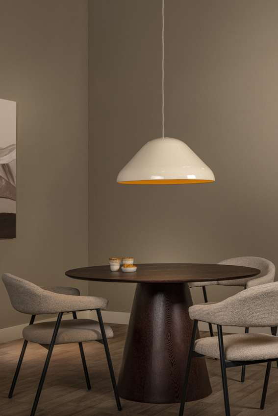 Lucide Vibes Andres - Hanglamp - Ø56cm - 1xE27 - Beige