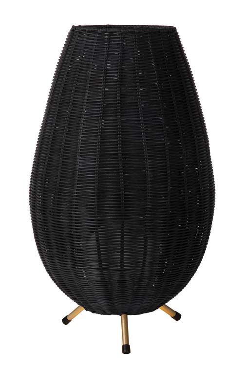 Tafellamp - Ø 30 cm - 1xG9 - Zwart