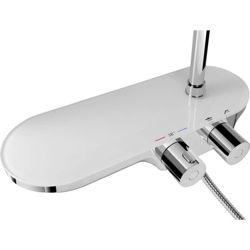 Doucheset Cindy thermostatisch chroom