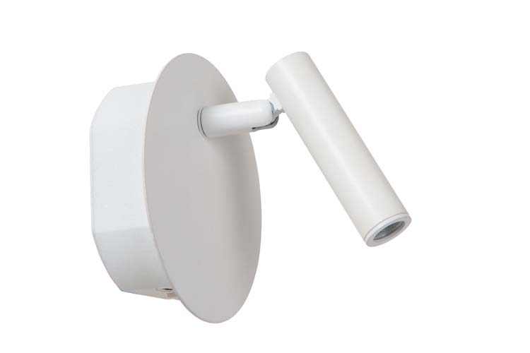 Lampe de lit/Applique - blanc - Ø10,2cm - LED 1x2W - 3000K - magnétique - rechargeable