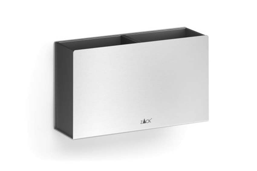 Porte-brosses à dents Zack Potes en acier inoxydable 16,5x9,6cm