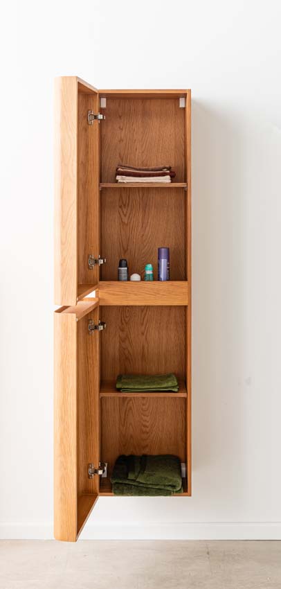 Kolomkast Floris eik hangend 170x40x35cm Kolomkast Floris eik hangend 170x40x35cm