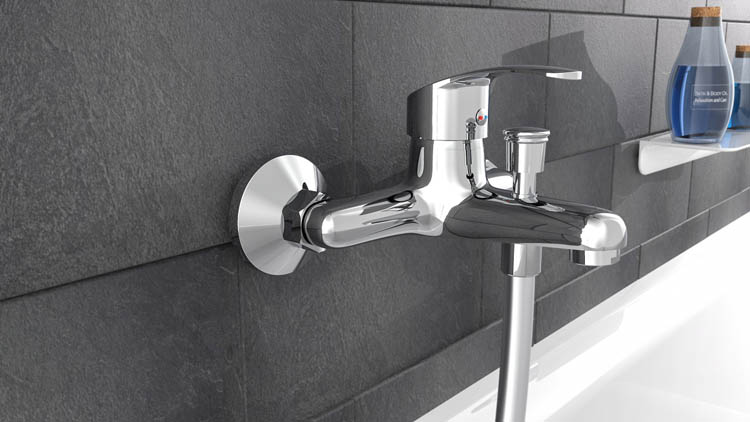 Robinet de bain Steffi chrome Robinet de bain Steffi chrome