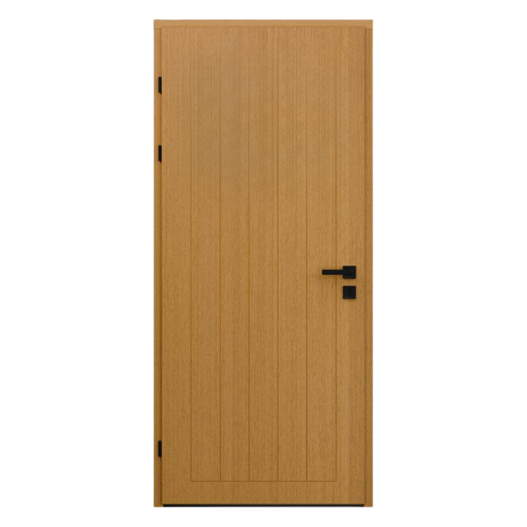 Houten buitendeur zonder glas Houten buitendeur zonder glas