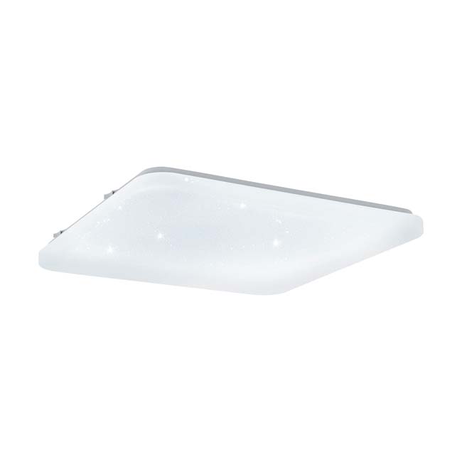 Plafonnier blanc effet cristal 43 cm LED lampe 35.5W 3900 lumen