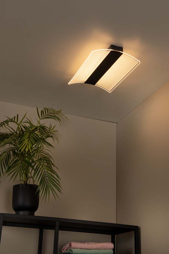 Lucide ALINE - Applique murale Salle de bains - LED - 1x12W 3000K - IP44 - Transparent