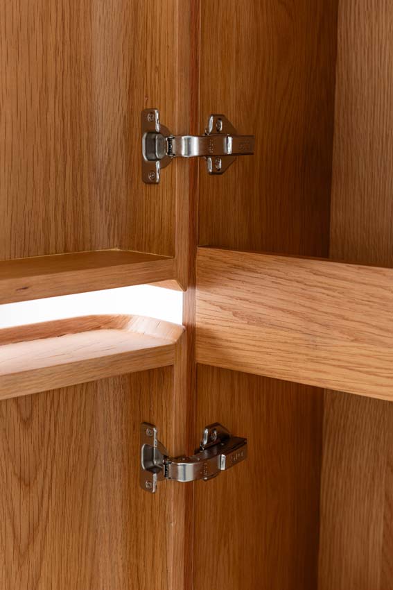 Kolomkast Floris eik hangend 170x40x35cm Kolomkast Floris eik hangend 170x40x35cm