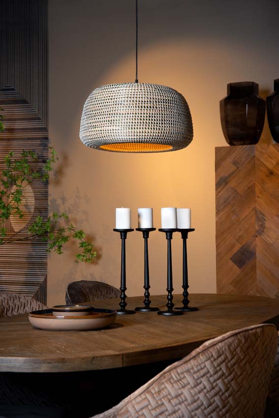 Lucide Premium Maduka - Hanglamp - 1xE27 - Bruin Lucide Premium Maduka - Hanglamp - 1xE27 - Bruin