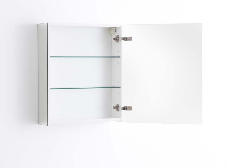 Armoire de toilette Tim avec portes miroir double 60x70cm