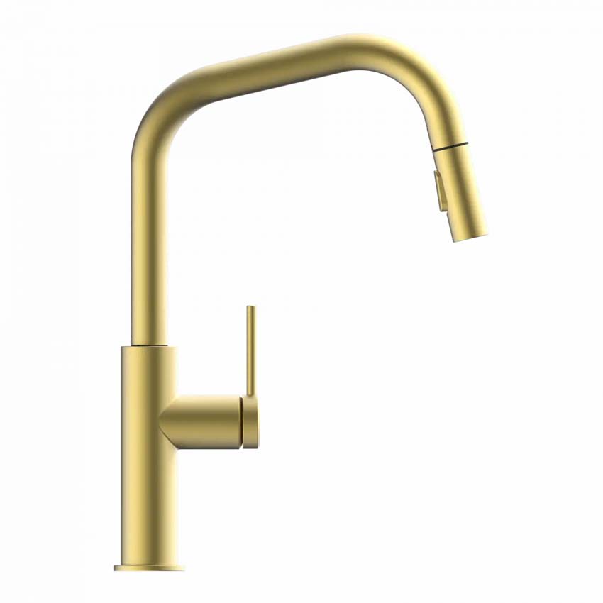 Robinet de cuisine Wasserwerk WK 13 Edge or mat avec bec extractible