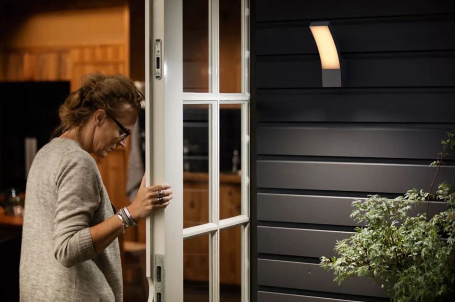 Wandlamp buiten - antraciet - 16x8x24cm - LED - 1x4,3W - 2700K