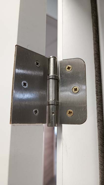 Complete binnendeur Palladium wit 1R helder glas 78x201,5cm omkeerbaar + deurkast 20cm