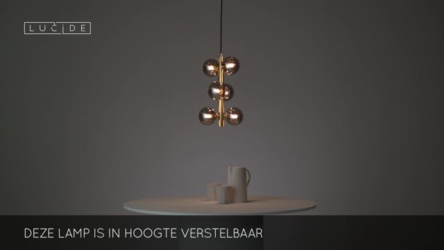 Lucide TYCHO - Suspension - Ø 25,5 cm - G9 - Or Mat Lucide TYCHO - Suspension - Ø 25,5 cm - G9 - Or Mat