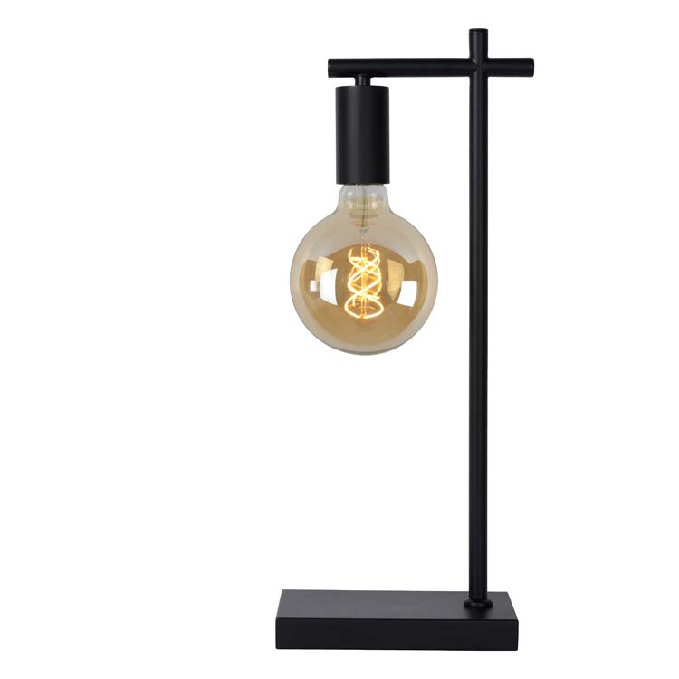 Tafellamp zwart excl lamp LED mogelijk E27