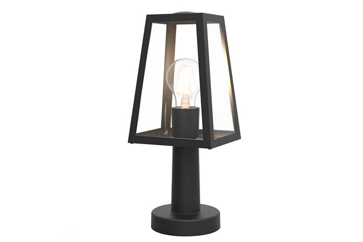 Eclairage extérieur lanterne noir mat E27 40W