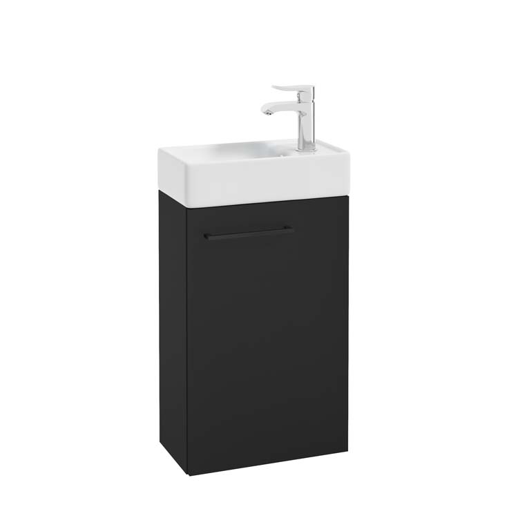 Meuble de toilette Dexx noir mat 390 mm