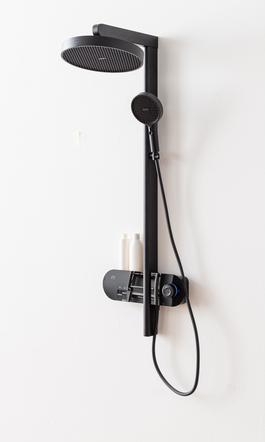 Bad- en doucheset Valeria thermostatisch LED mat zwart