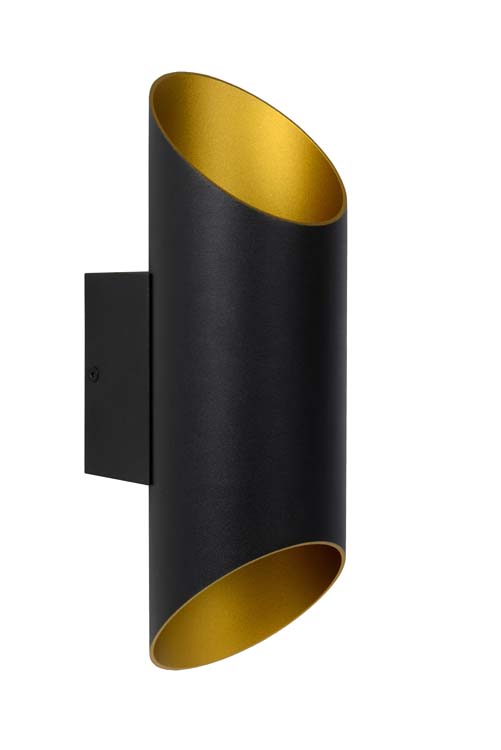 Applique murale - Ø 10 cm - 1xG9 - Noir
