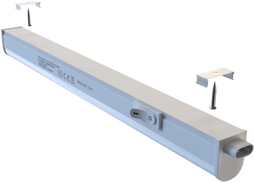 Éclairage de cuisine - blanc - 31,3cm - LED - 4W - 4000K - raccordable