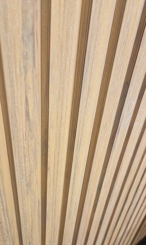 Hoekprofiel Line up Liam WPC teak 290cm