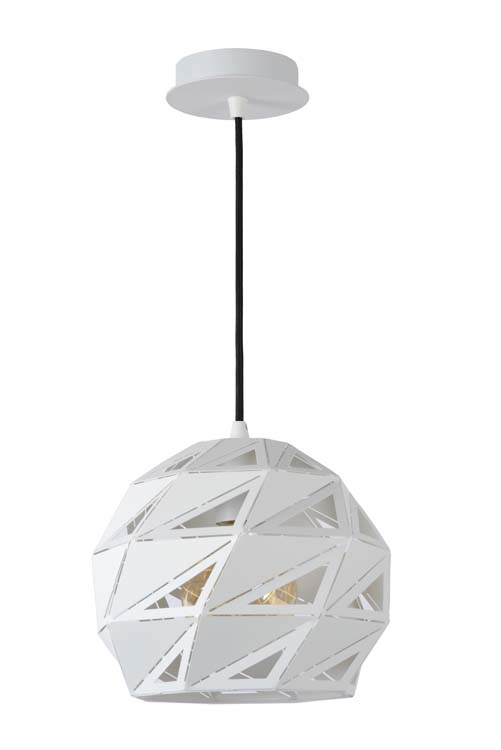 Lucide MALUNGA - Suspension - Ø 25 cm - E27 - Blanc