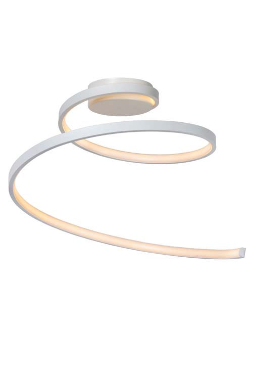 Plafonnier - Ø 46 cm - LED Dim. - 1x24W 3000K - 3 StepDim - Blanc