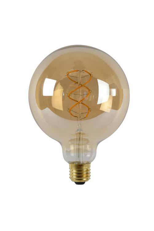 Ampoule filament - ambre - dimmable - Ø12,5cm - E27 - 5W