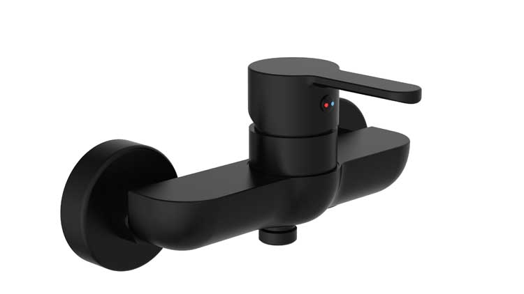 Robinet de douche Dex noir mat