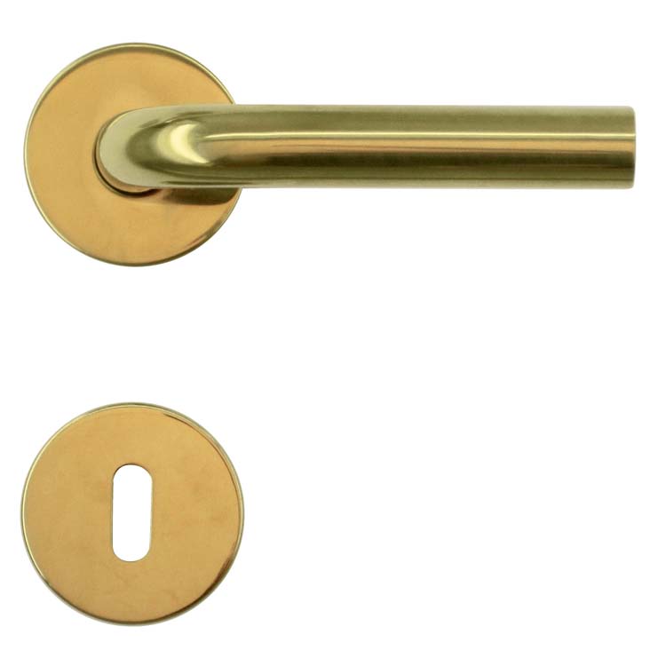 Deurkruk lucera 19mm titanium baardrozet