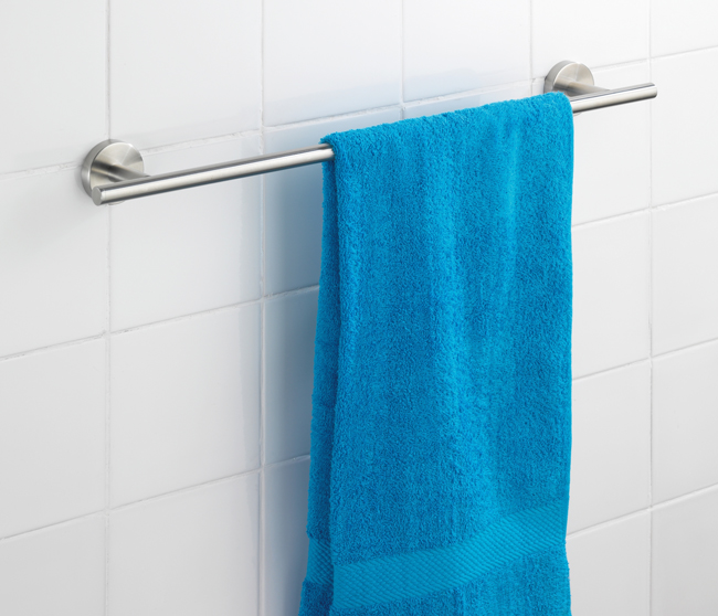 Porte-serviette Wenko Bosio 60x5,5x7cm inox mat