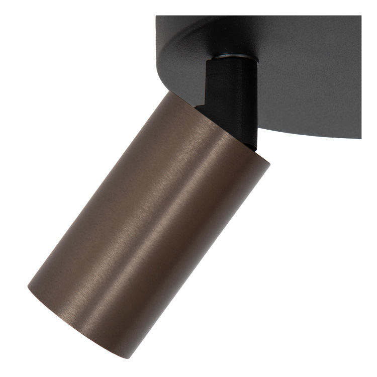 Plafondspot Zen - koffie - Ø 15cm - 2xGU10