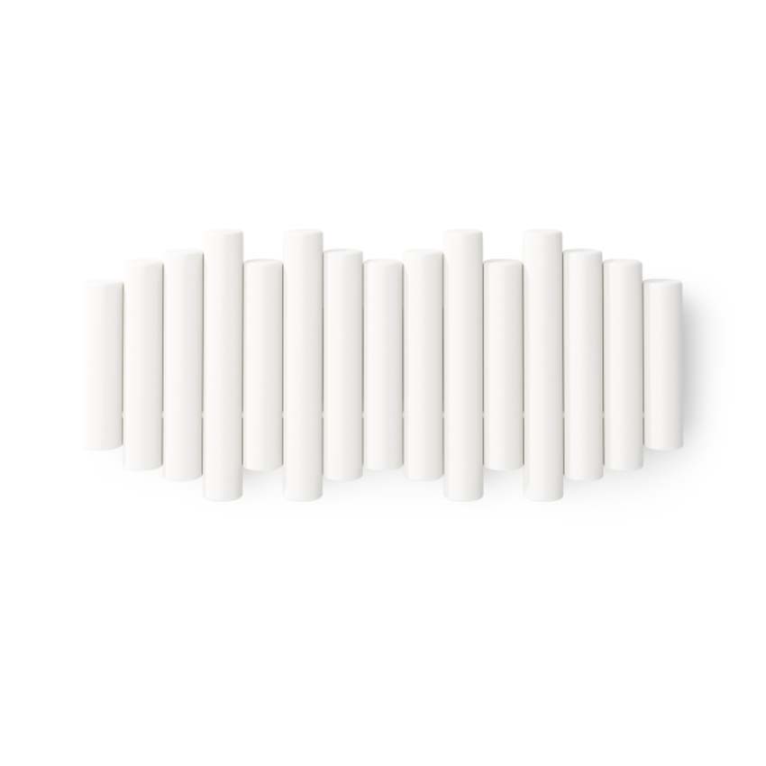 Porte-manteau mural Umbra Picket 5 crochets blanc