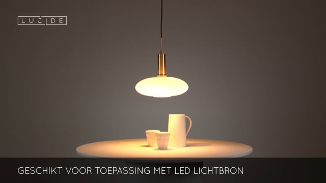 SINGALA - Hanglamp - Ø 30 cm - 1xE27 - Mat Goud / Messing