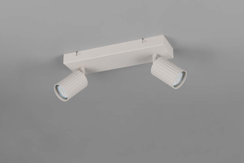 Spot en saillie - Gris - 30x9x14,5cm - Dimmable - GU10 - 2x10W