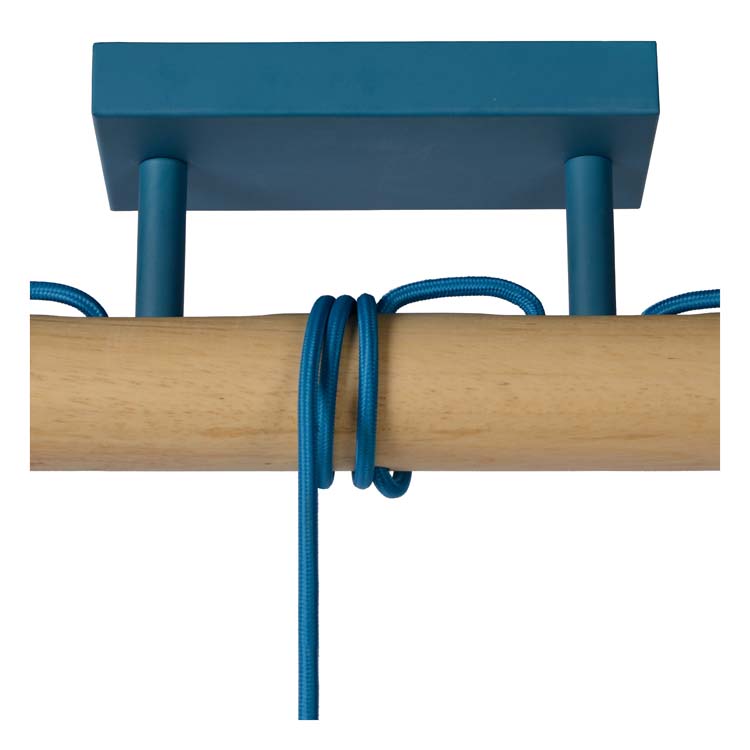 PAULIEN Plafonnière 1xE27 60W Blauw