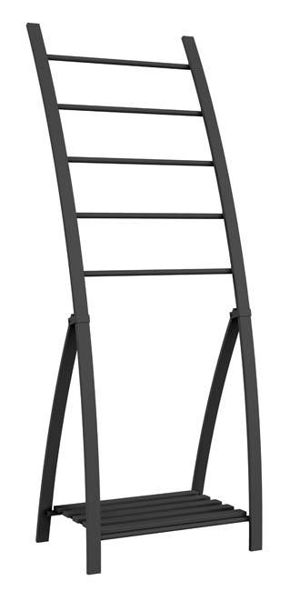 Handdoekhouder Allibert Loft-Game 5 stangen staand zwart