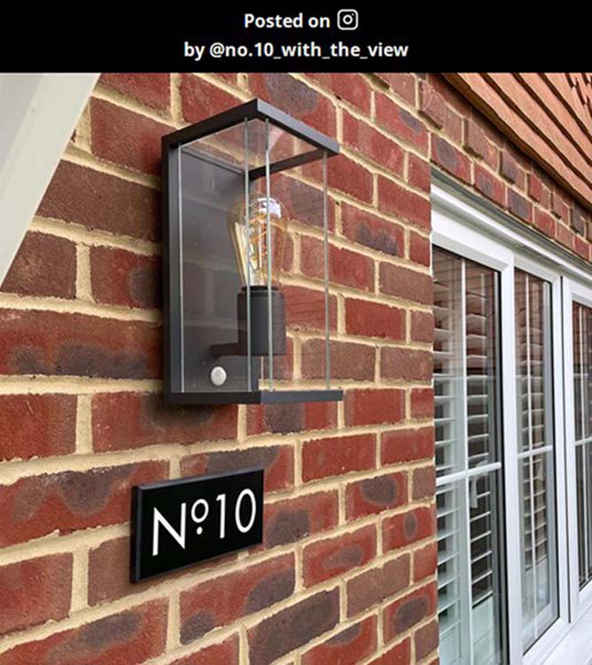 Wandlamp buiten - antraciet - E27 - IP54