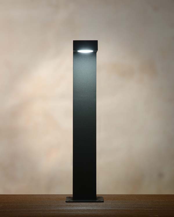 Borne extérieur Extérieur - LED - 1x7W 3000K - IP54 - Anthracite 40 cm