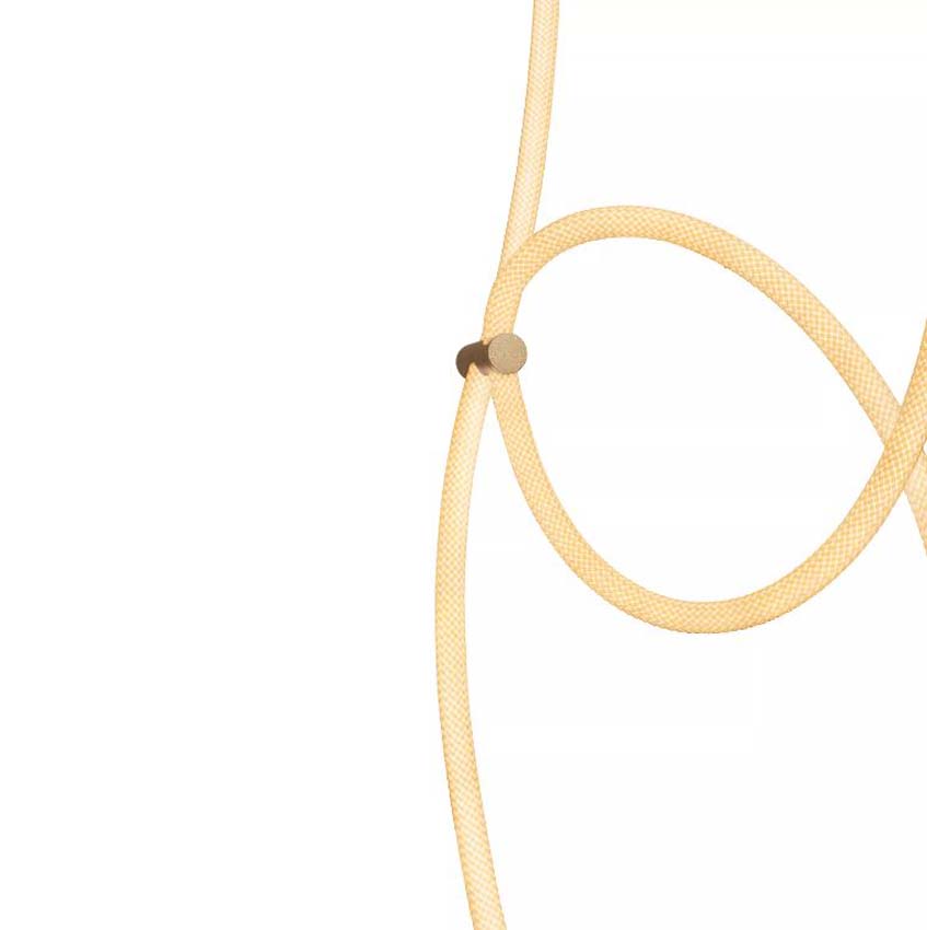 Lucide Vibes Janderin - Plafondlamp - LED Dimbaar - CCT - 1x36W 2200K/3300K - Champagne