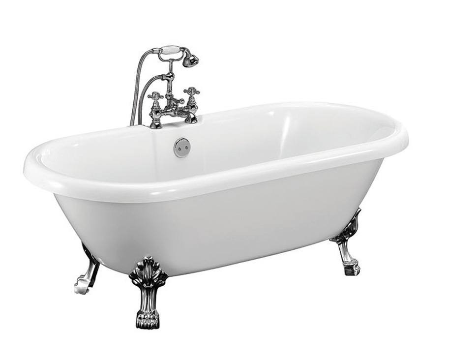 Baignoire îlot Orion blanc brillant 176x80cm