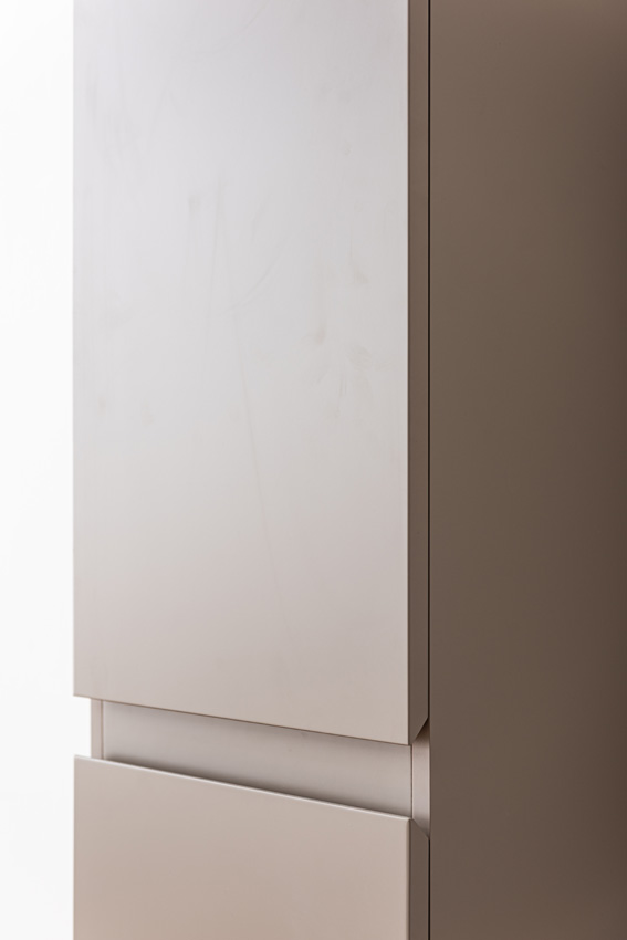 Kolomkast Trente taupe hangend 160x35x30cm