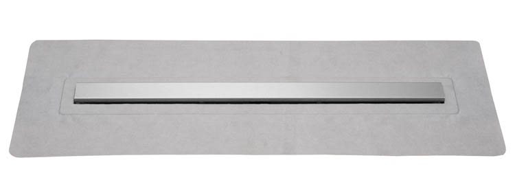 Douchegoot inox grijs 90cm